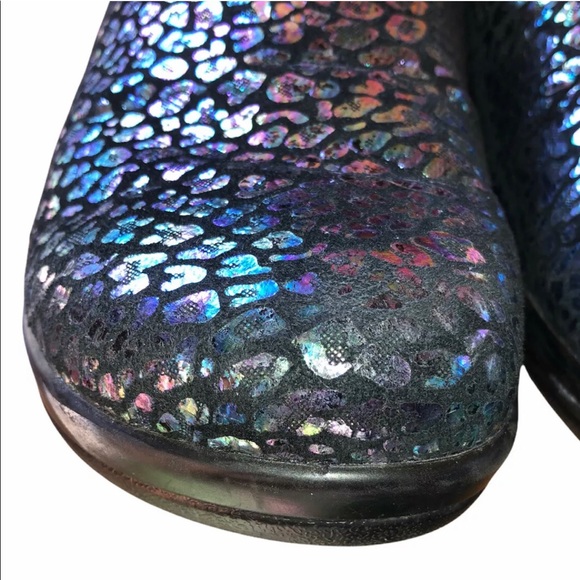 Alegria Keli Pro Jacinta Oil Iridescent Clog Shoes Women’s 39 - Picture 8 of 12